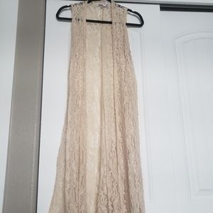 LulaRoe Joy Lace Vest